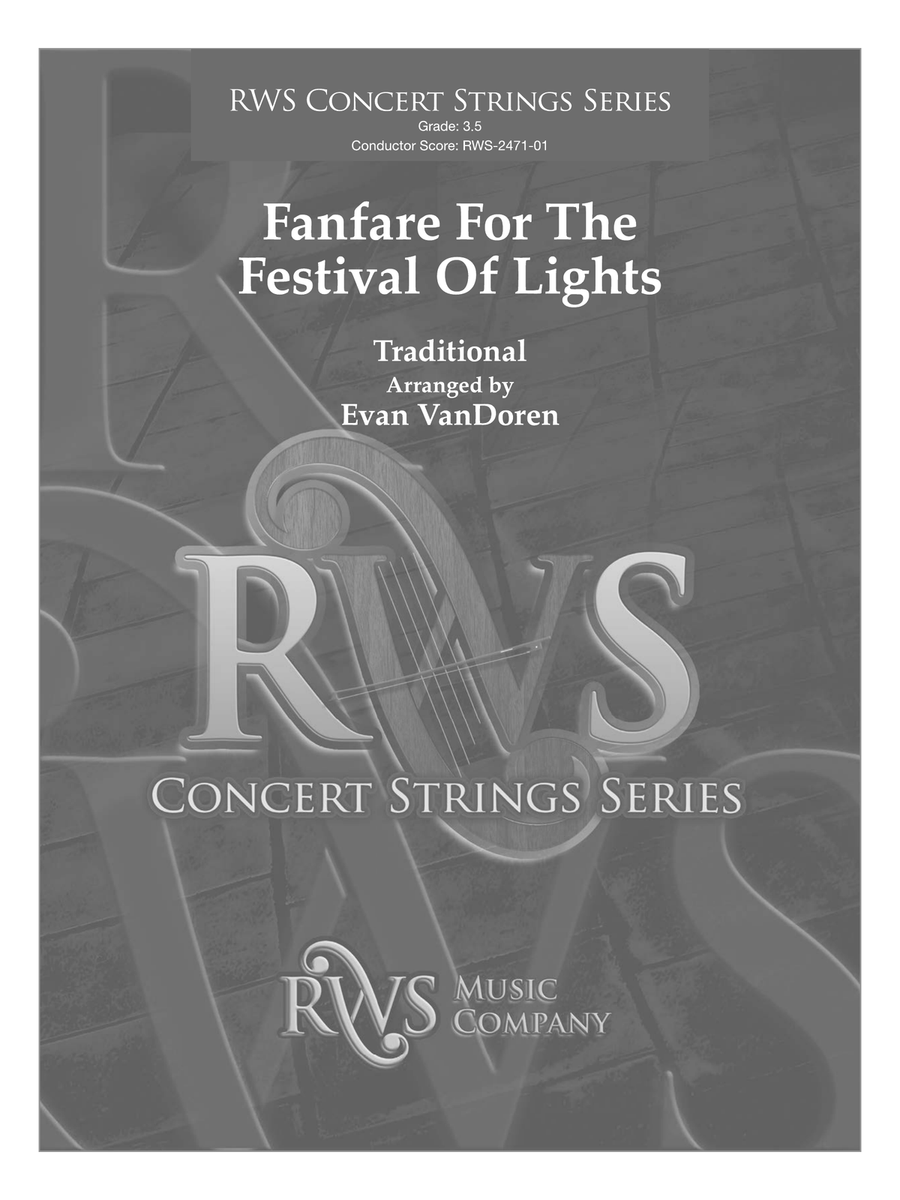 Fanfare For The Festival Of Lights: Score String Orchestra scores gallery preview page 1