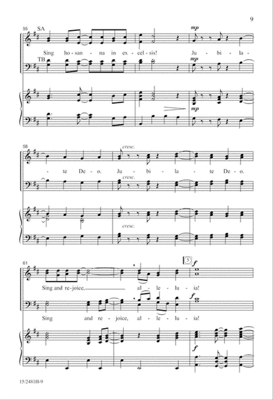 Jubilate, Alleluia! Jubilate, Alleluia! 4-Part scores gallery preview page 10