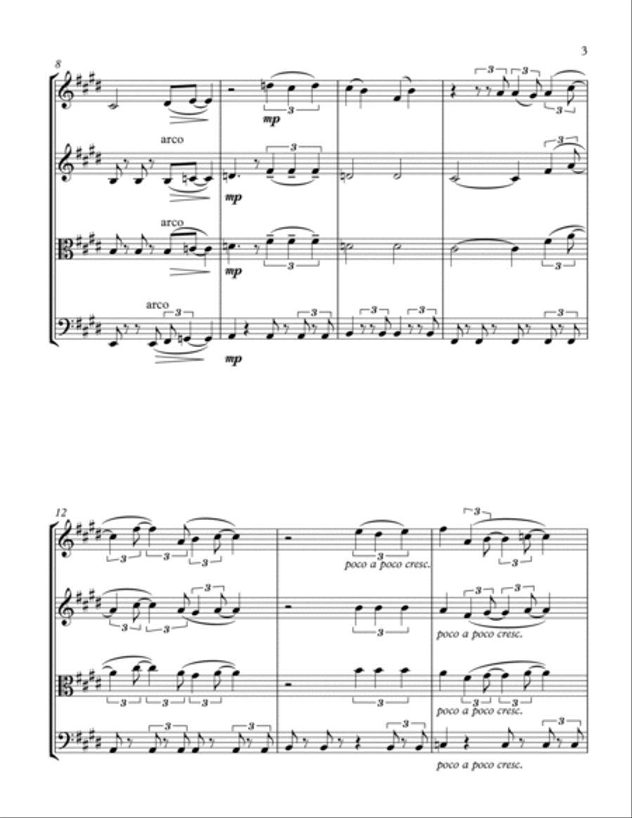 God Only Knows String Trio scores gallery preview page 5