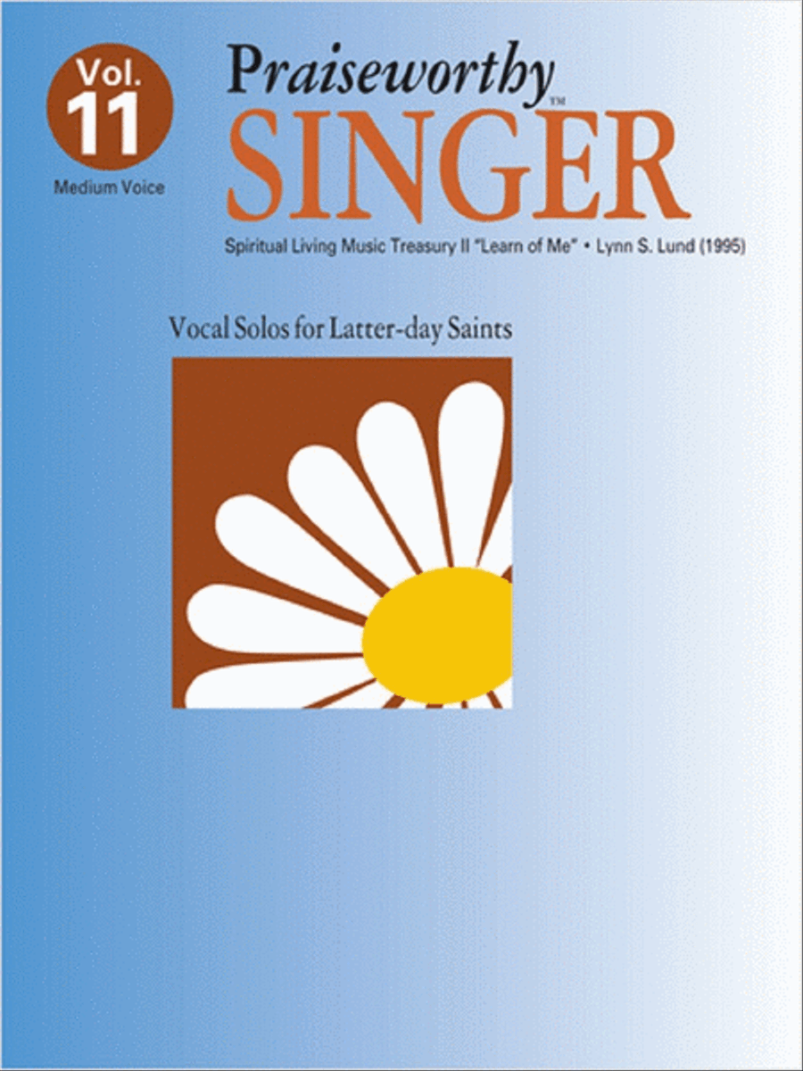 Praiseworthy Singer - Vol. 11 Acc. CD Voice scores gallery preview page 1