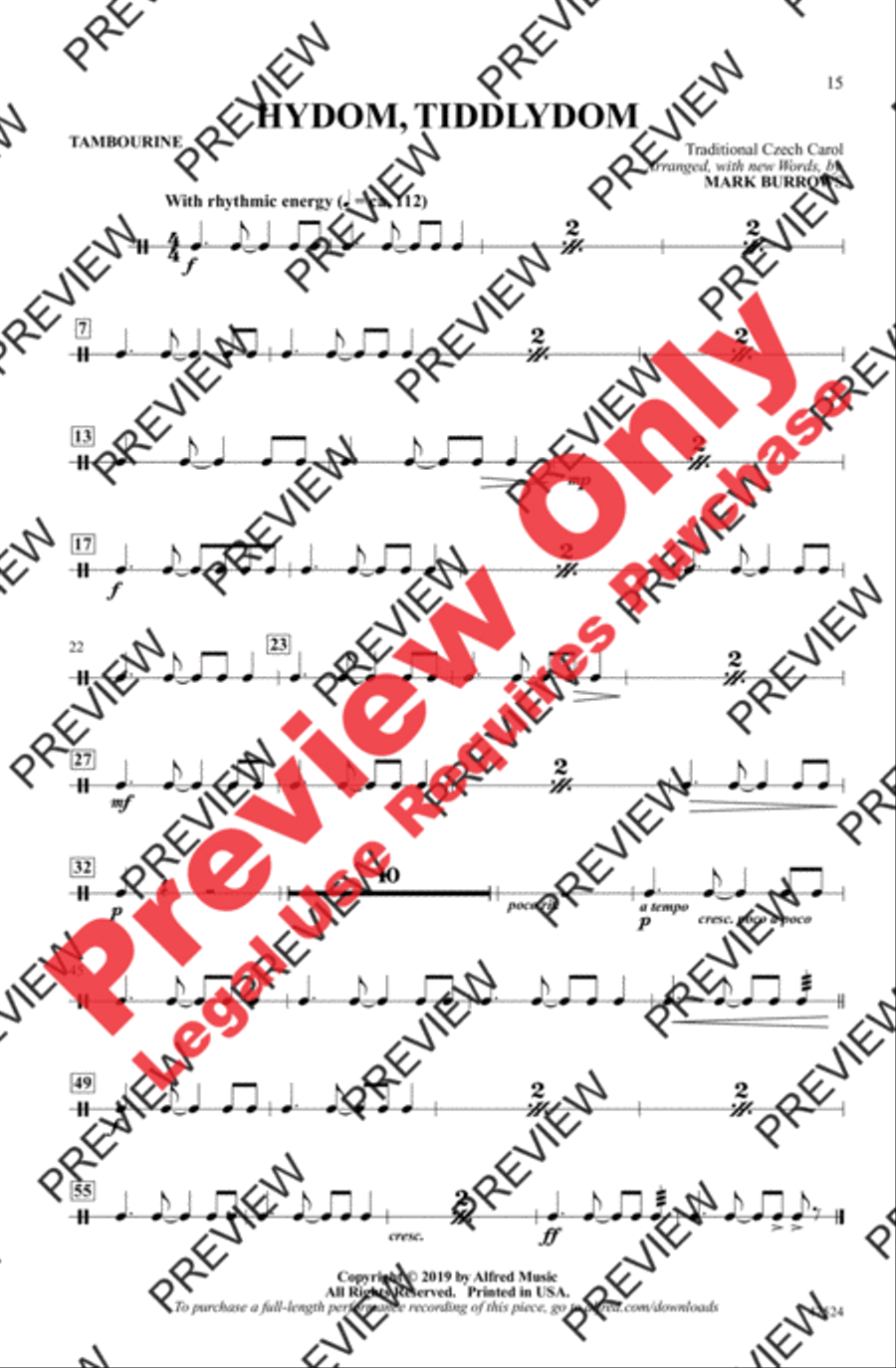 Hydom, Tiddlydom 4-Part scores gallery preview page 15