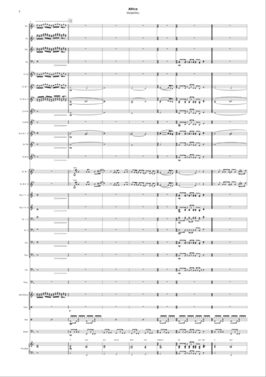 Africa Concert Band scores gallery preview page 5