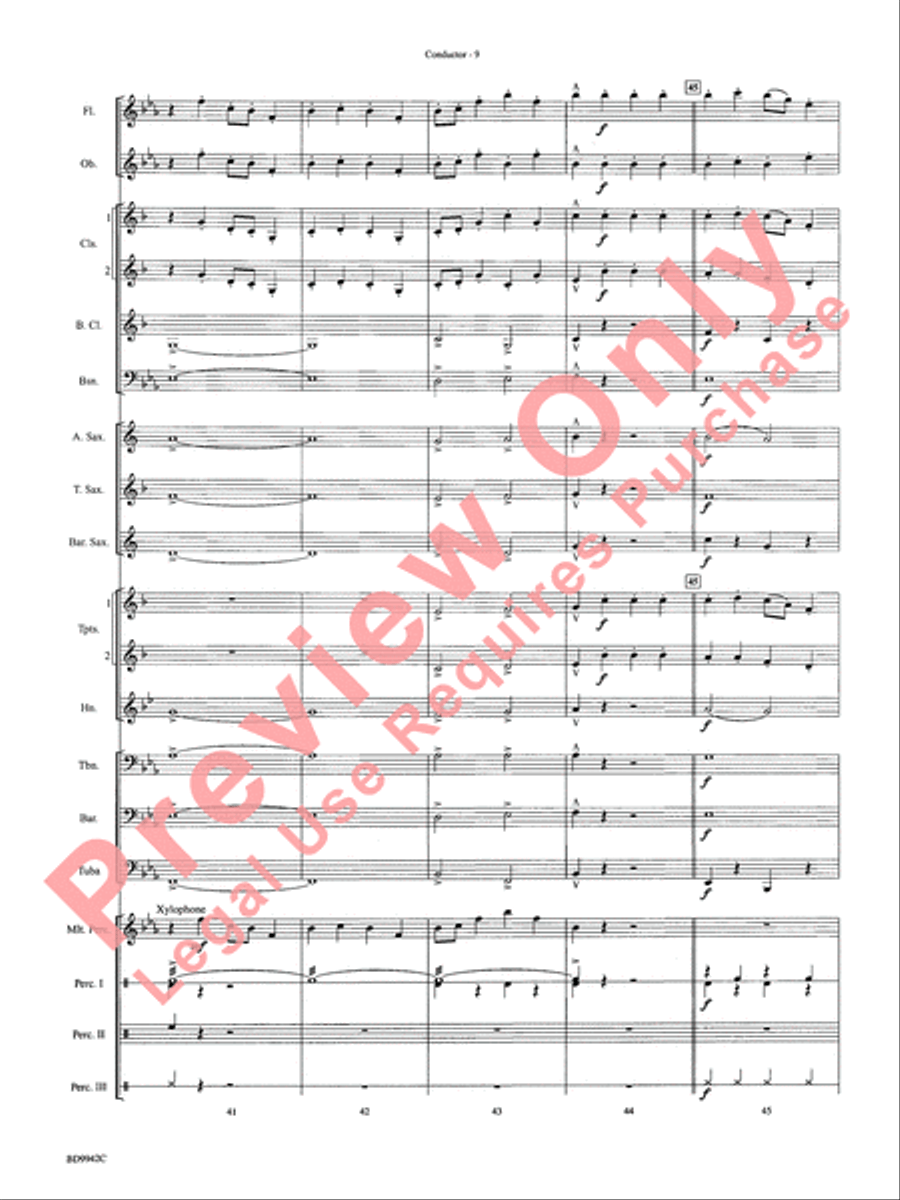 Sleigh Ride Sleigh Ride Concert Band scores gallery preview page 12