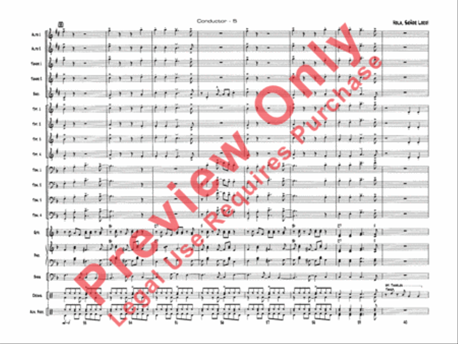 Hola, Señor Loco! Hola, Señor Loco! Jazz Ensemble scores gallery preview page 8