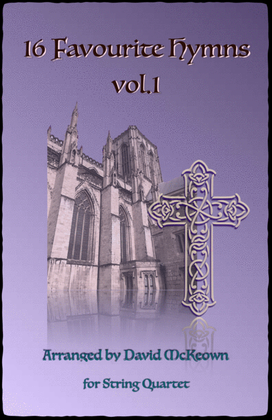 Book cover for 16 Favourite Hymns Vol.1 for String Quartet