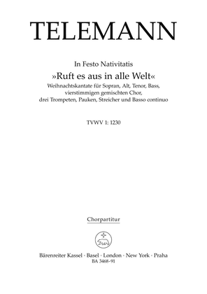 Book cover for Ruft es aus in alle Welt