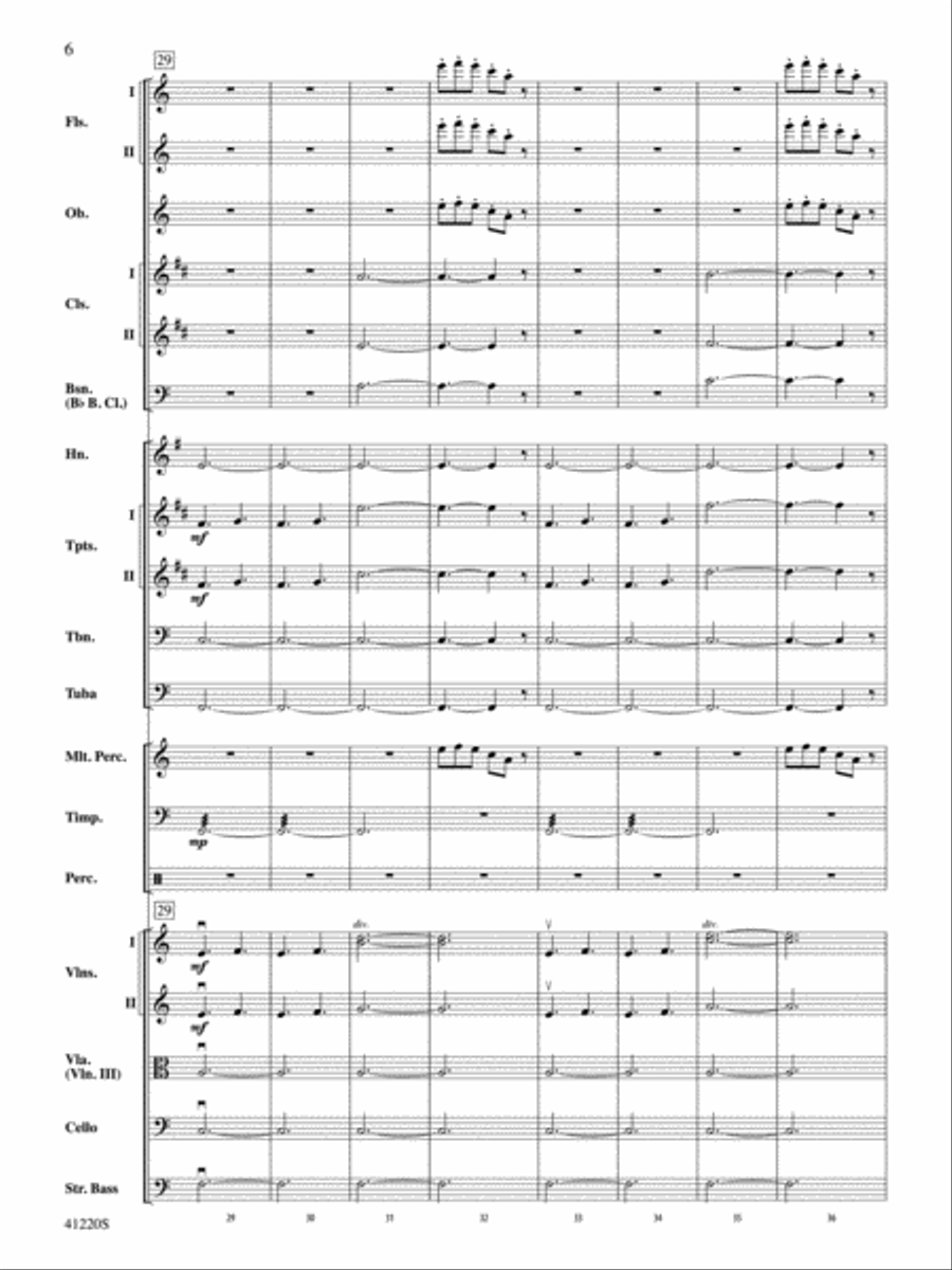 Downton Abbey – The Suite: Score Full Orchestra scores gallery preview page 6
