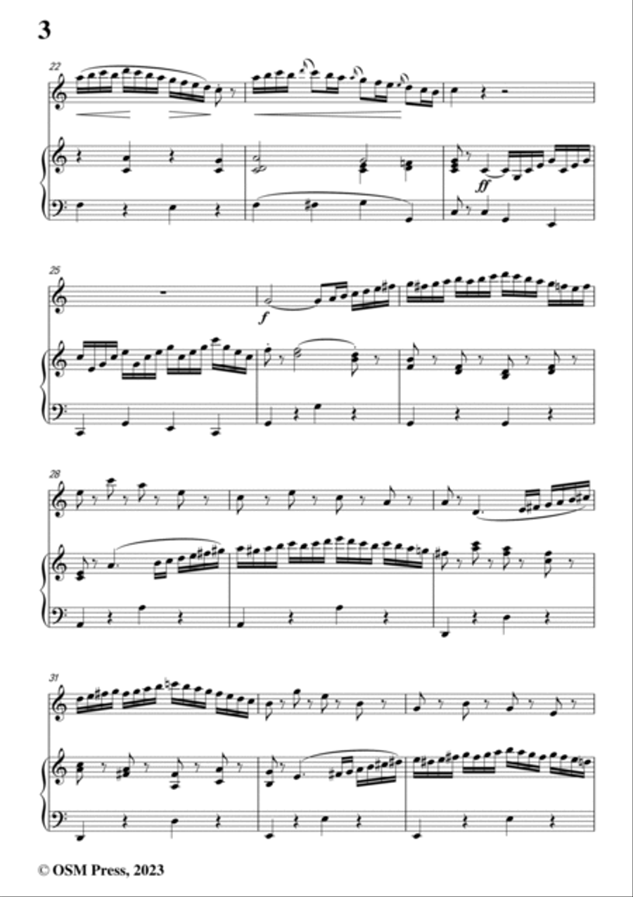 Hoffmeister-Sonata,in C Major,Op.13 Flute scores gallery preview page 4