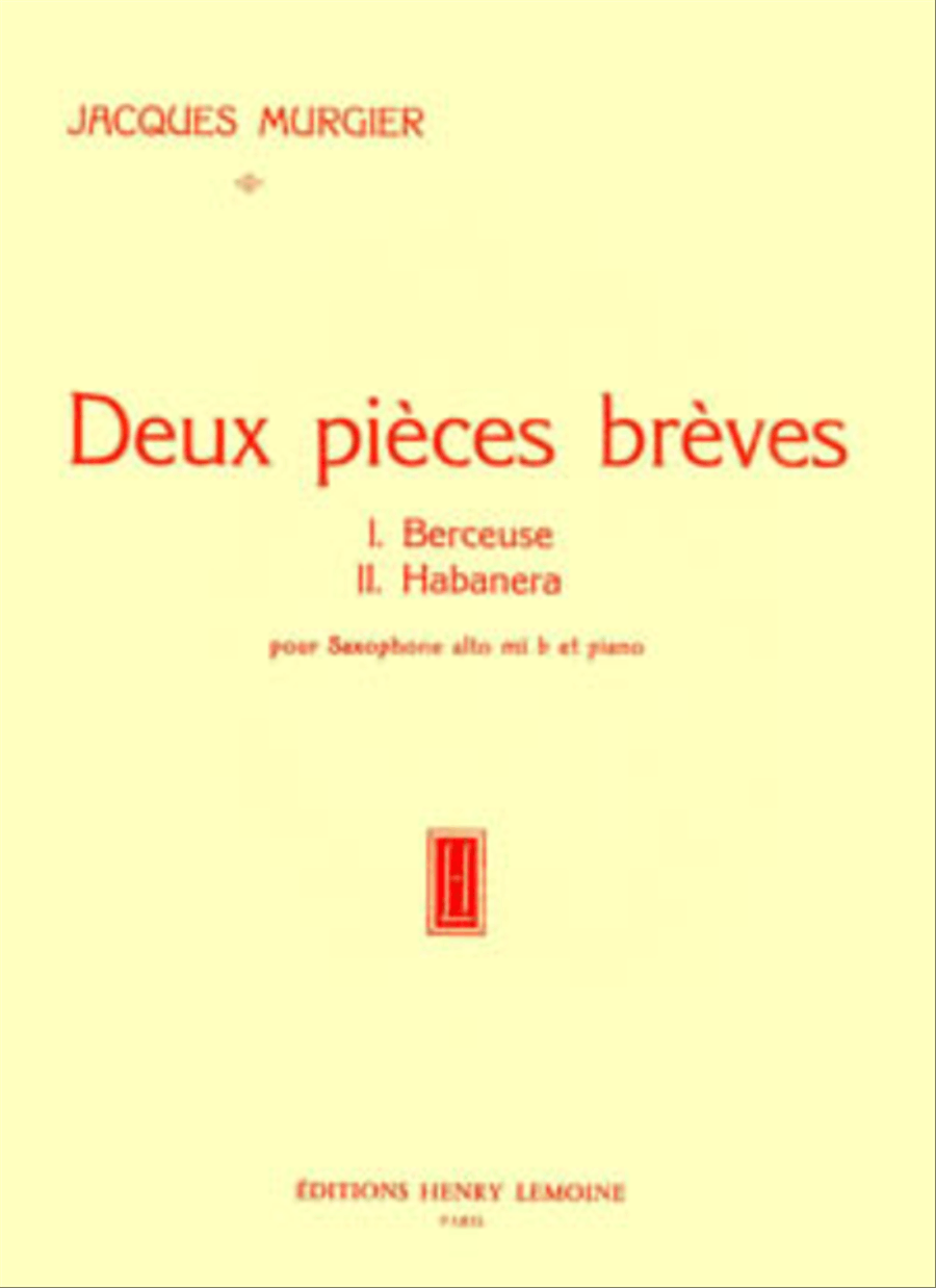 Pieces Breves (2) Piano Accompaniment scores gallery preview page 1