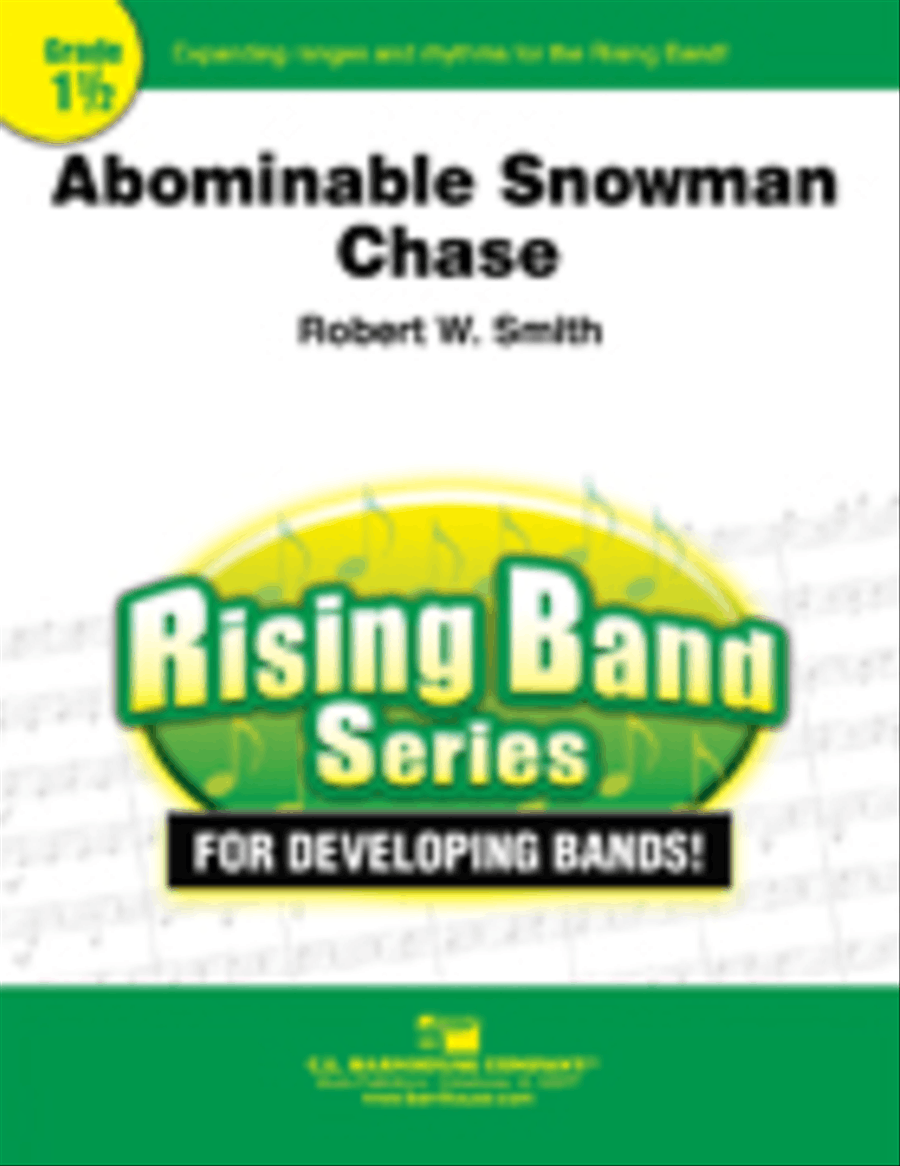 Abominable Snowman Chase Abominable Snowman Chase Concert Band scores gallery preview page 1