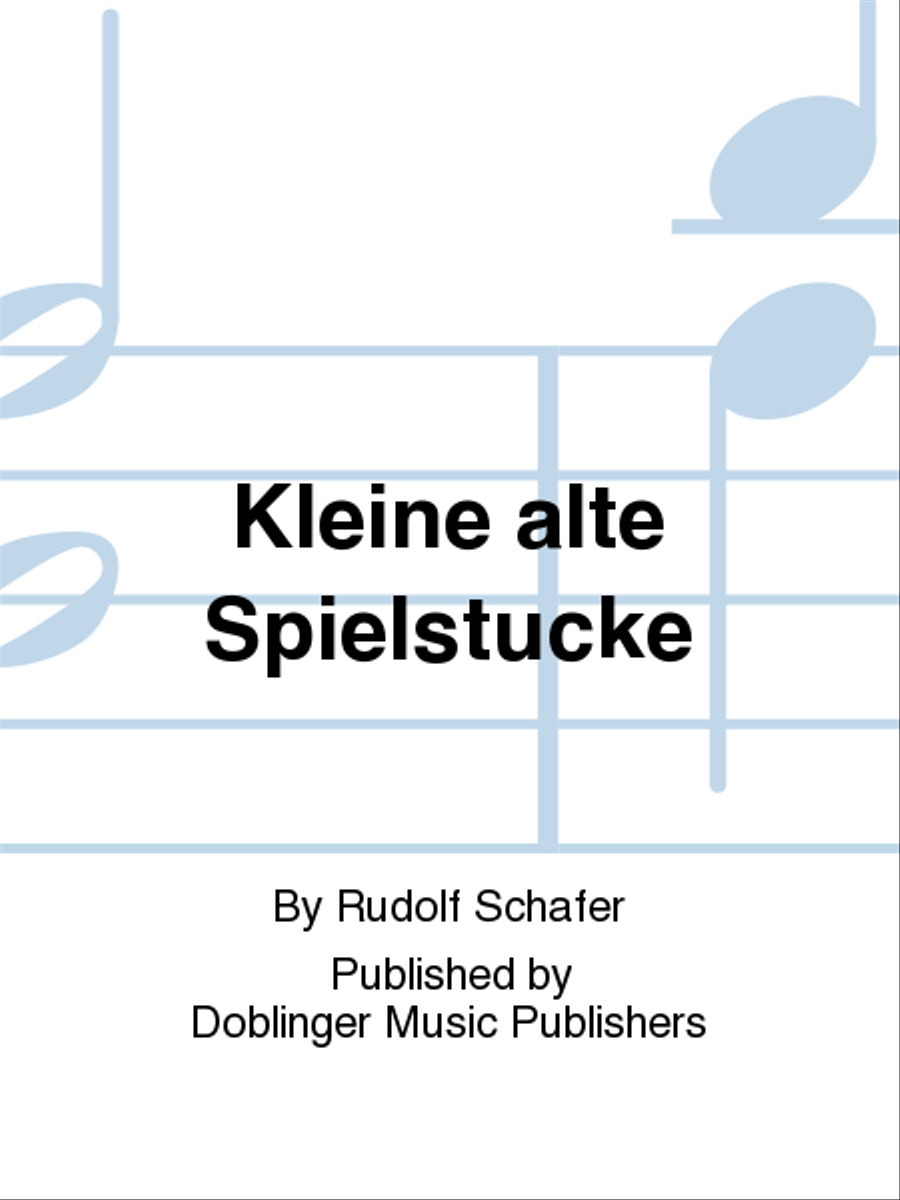 Kleine alte Spielstucke School and Community scores gallery preview page 1