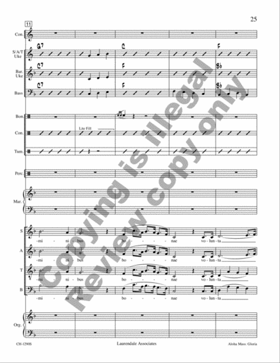 Aloha Mass (Full Score) Aloha Mass (Full Score) Choir scores gallery preview page 8