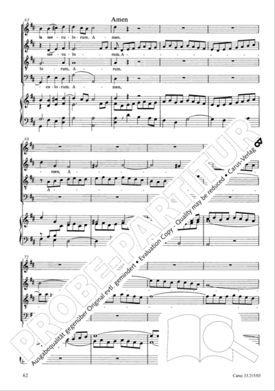 Magnificat Magnificat 4-Part scores gallery preview page 63