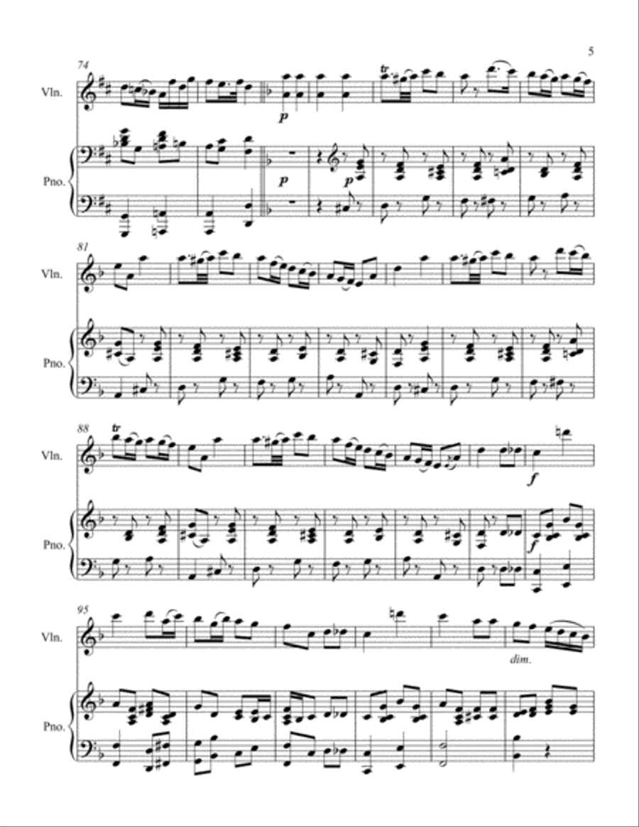 Helen Polka Helen Polka Violin Solo scores gallery preview page 5