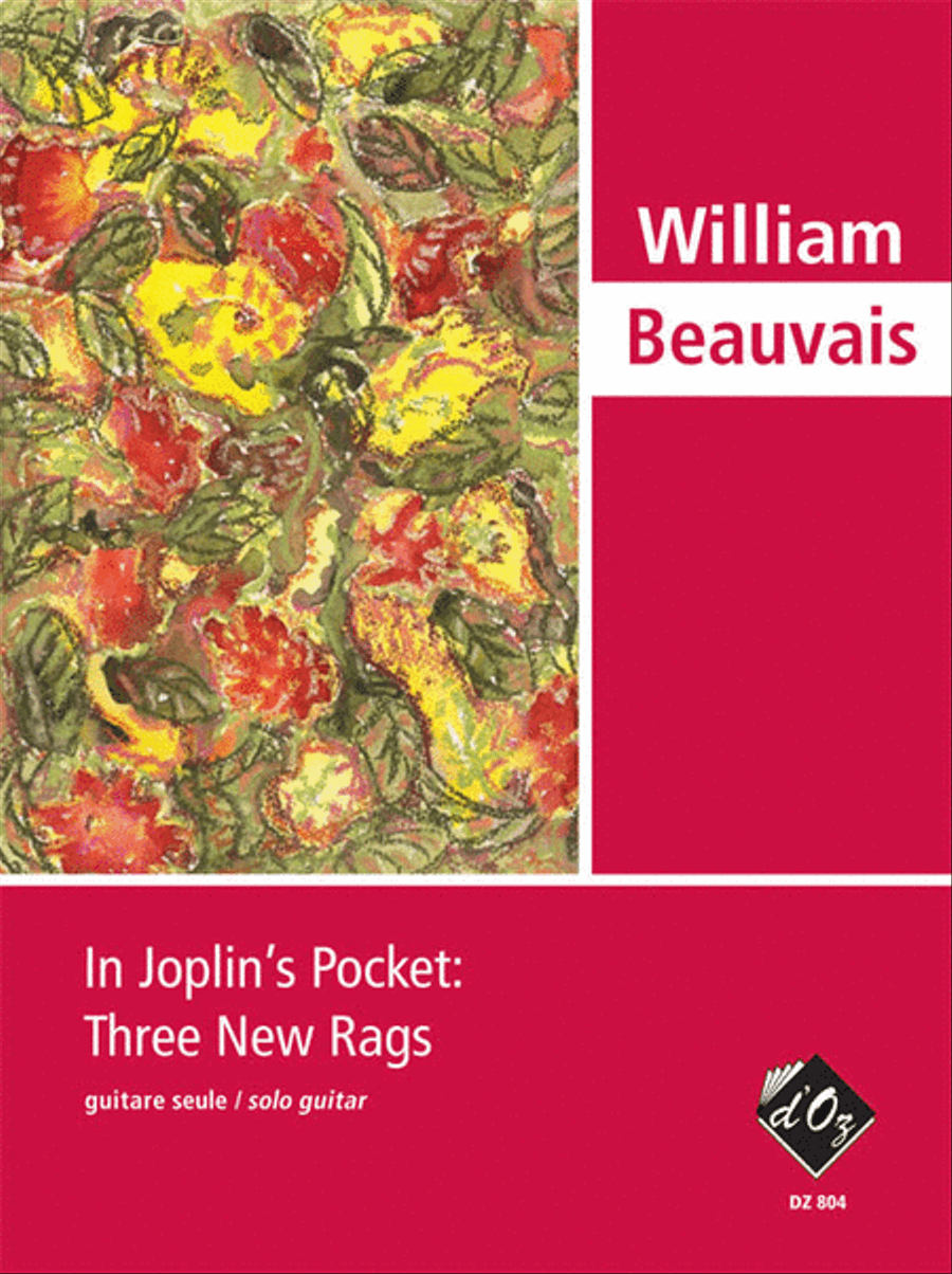 In Joplin's Pocket: Three New Rags Classical Guitar scores gallery preview page 1