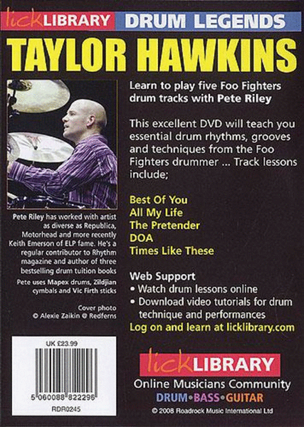 Drum Legends - Taylor Hawkins