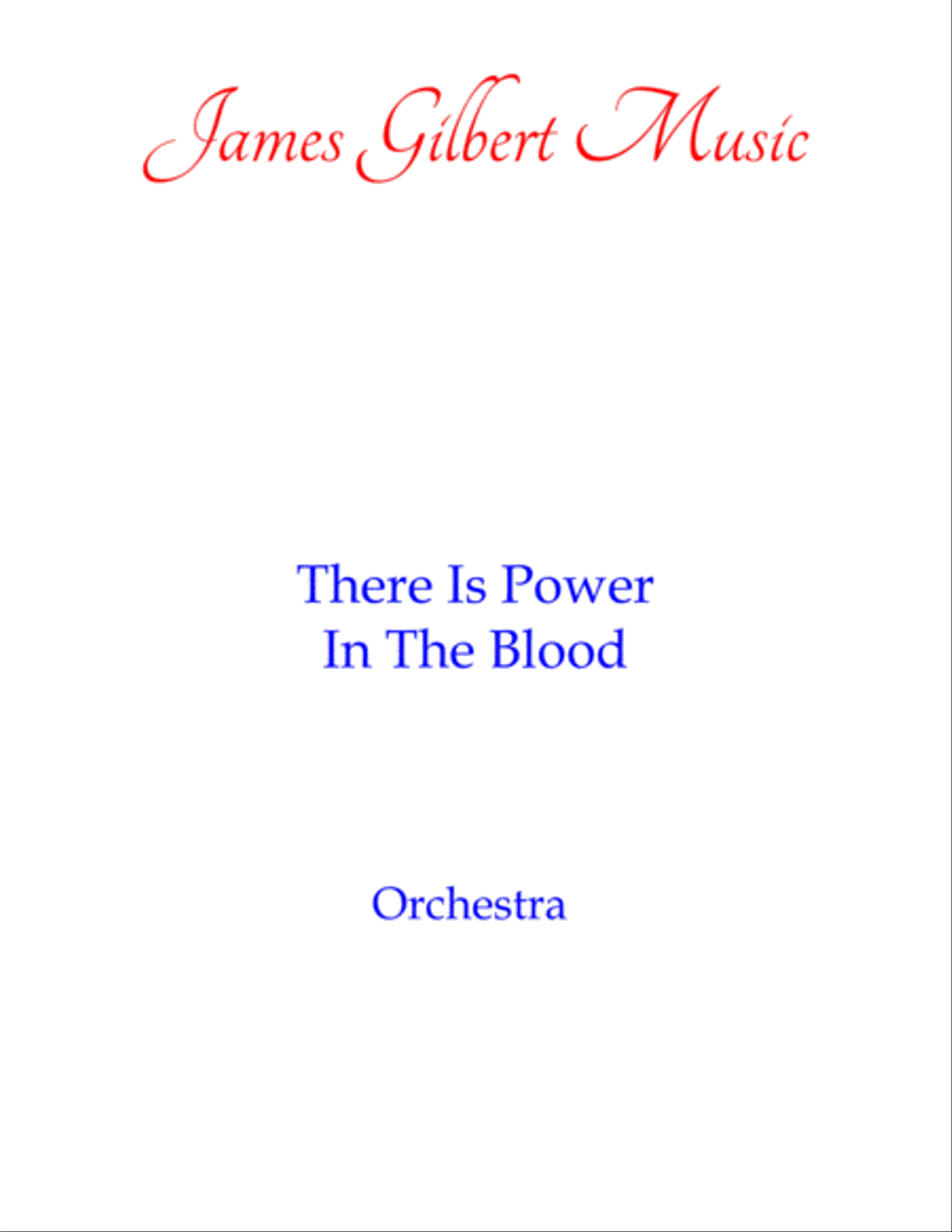 There Is Power In The Blood Concert Band scores gallery preview page 1