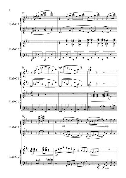 Suite for two Pianos, Op. 20, 2nd Movement, Acrobats image number null