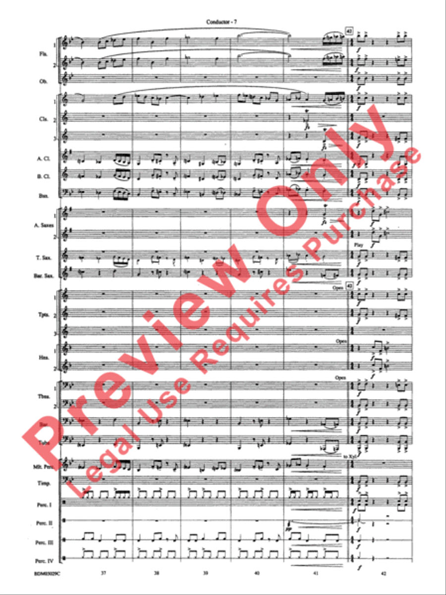 The Last Battle Concert Band scores gallery preview page 10