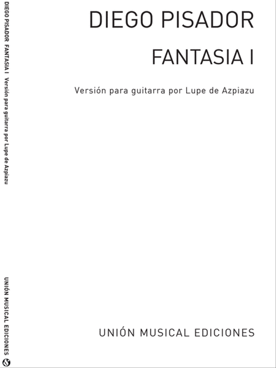Fantasia I Fantasia I Acoustic Guitar scores gallery preview page 1