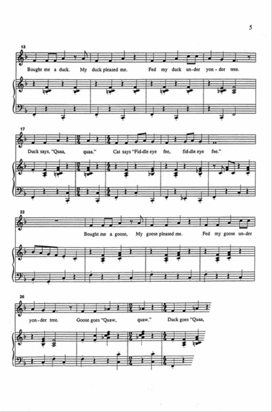 Solos for Young Voices Children's Choir scores gallery preview page 3