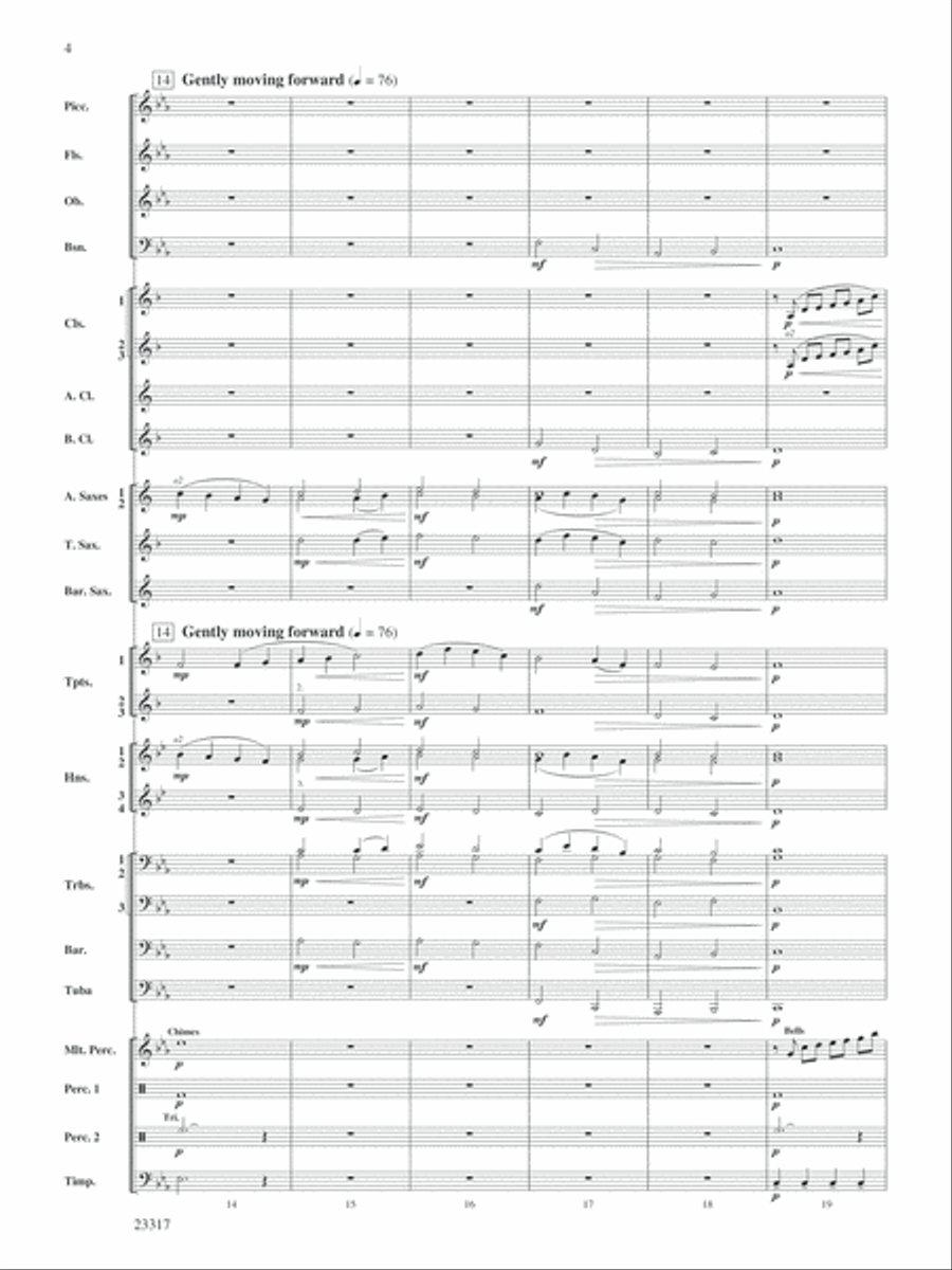 All the Starry Band: Score Concert Band scores gallery preview page 4