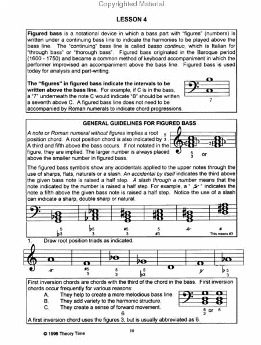 Theory Time Grade 12 Workbook Piano Method scores gallery preview page 3