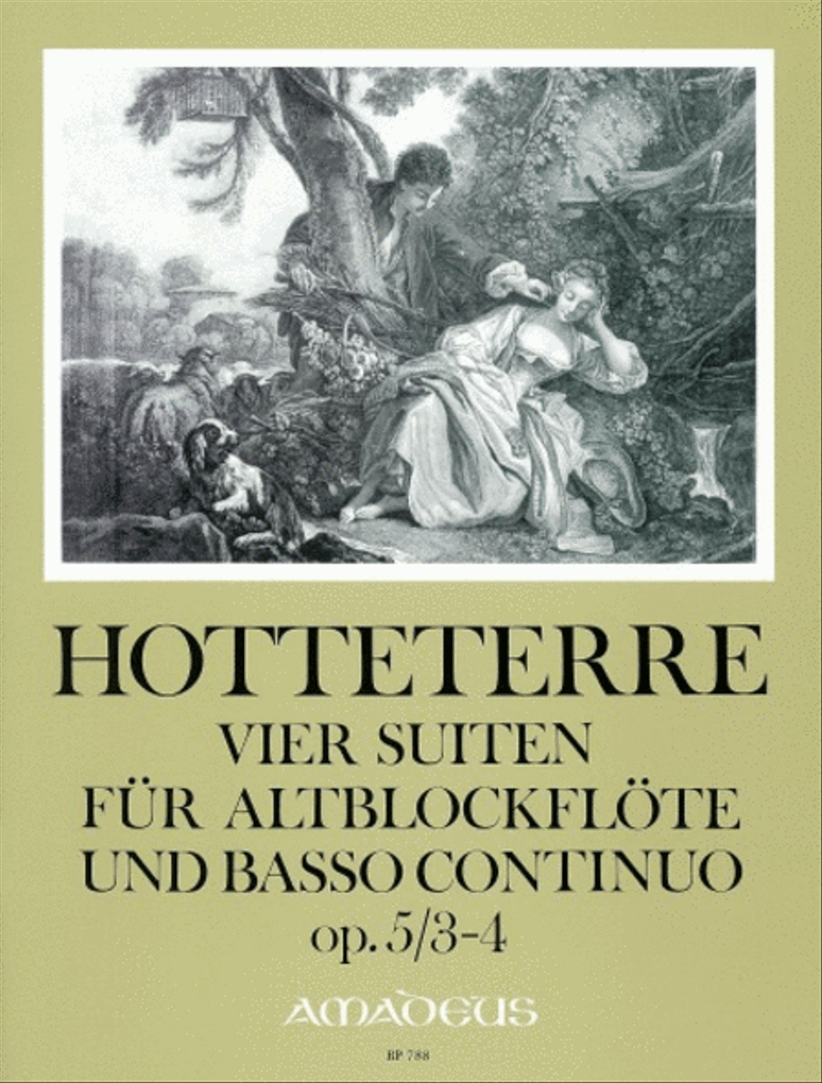 4 Suites op. 5/3&4 Alto Recorder scores gallery preview page 1