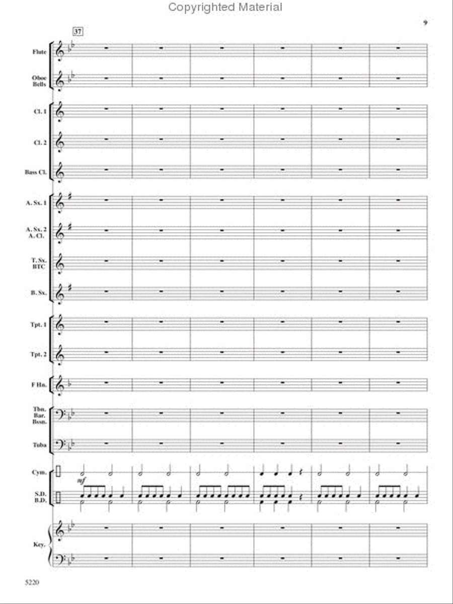 Patriots on Parade Concert Band scores gallery preview page 8