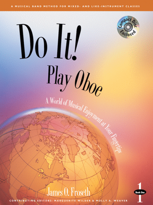 Book cover for Do It! Play Oboe - Book 1 with MP3s