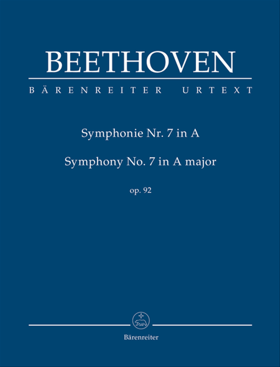 Symphony no. 7 in A major, op. 92 Orchestra scores gallery preview page 1