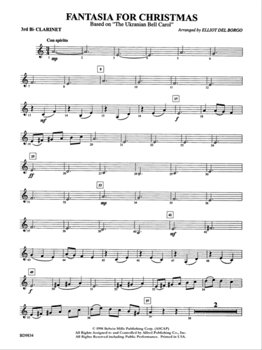 Fantasia for Christmas (based on 