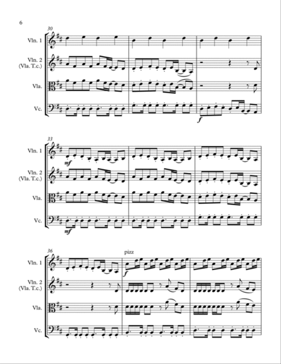 Best Day Of My Life String Trio scores gallery preview page 6