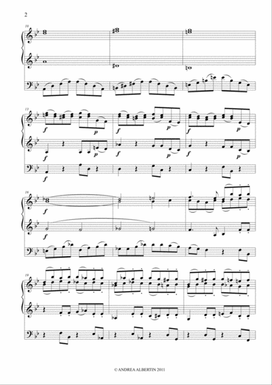 Ouverture in g minor Bwv 1070 Organ Solo scores gallery preview page 5