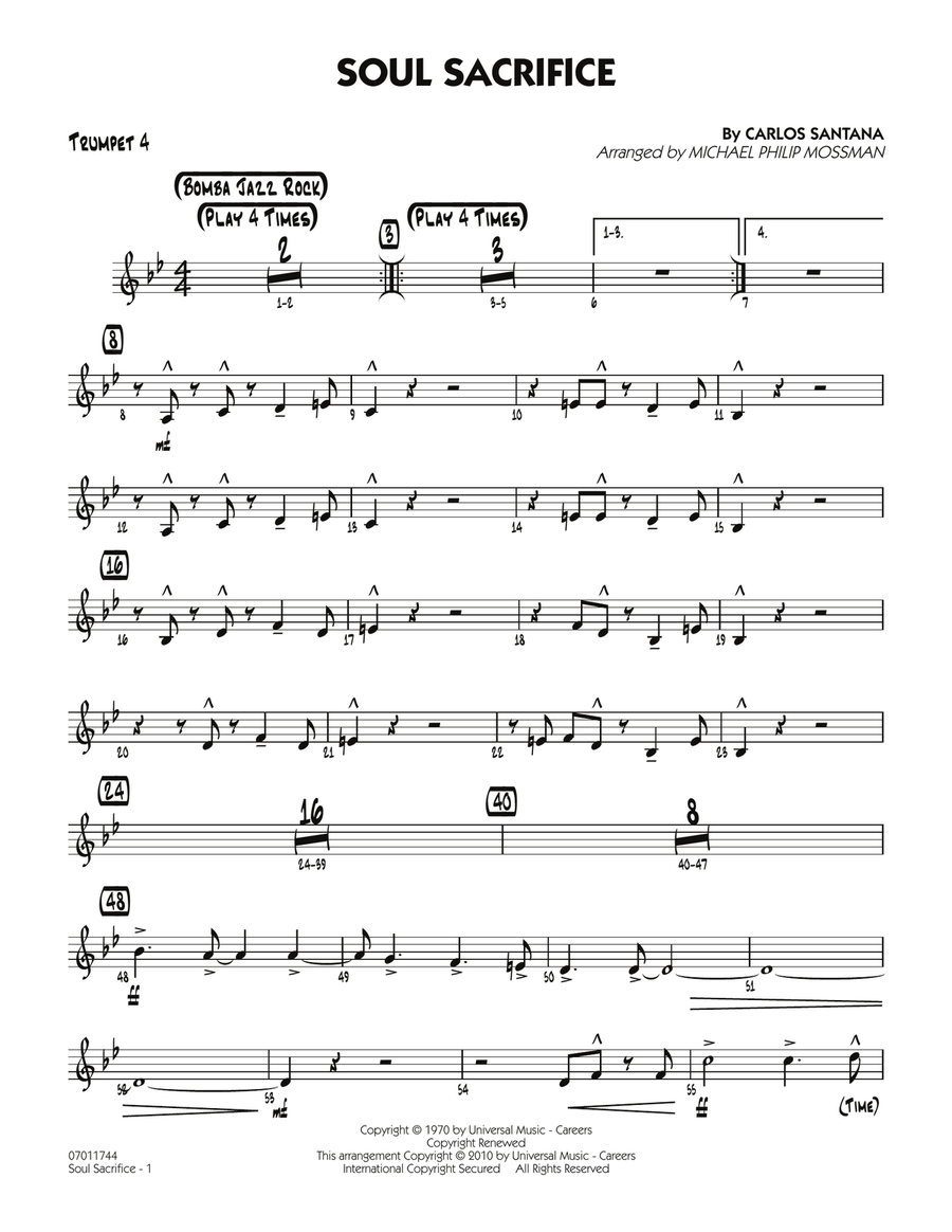 Soul Sacrifice - Trumpet 4