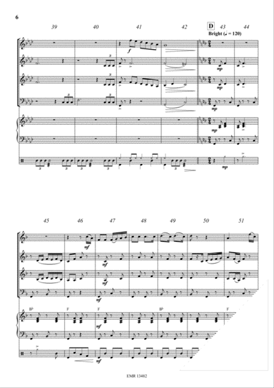 Yankee Doodle Woodwind Quartet scores gallery preview page 6