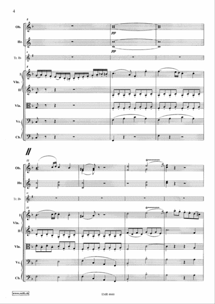 Grand Concerto in F Major Orchestra scores gallery preview page 4