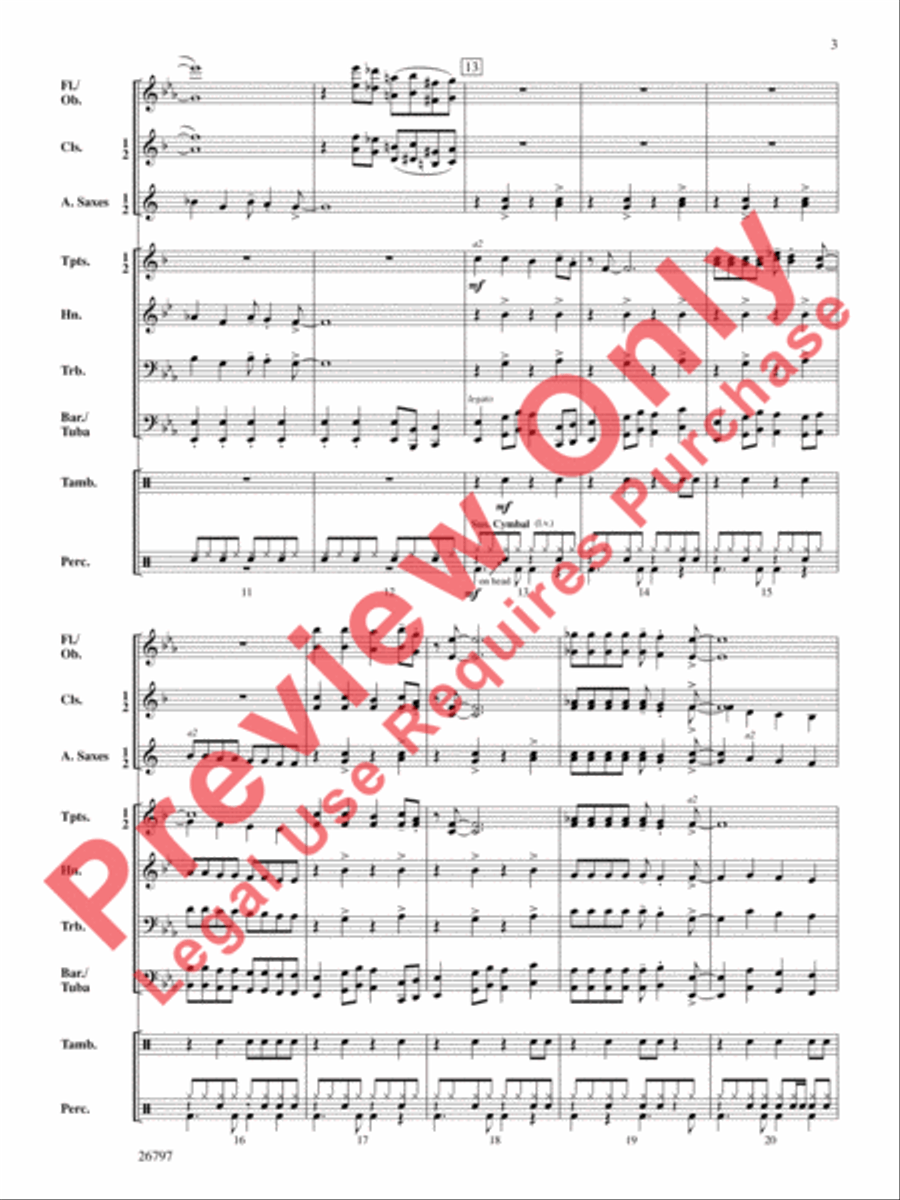 Soul Express Concert Band scores gallery preview page 4