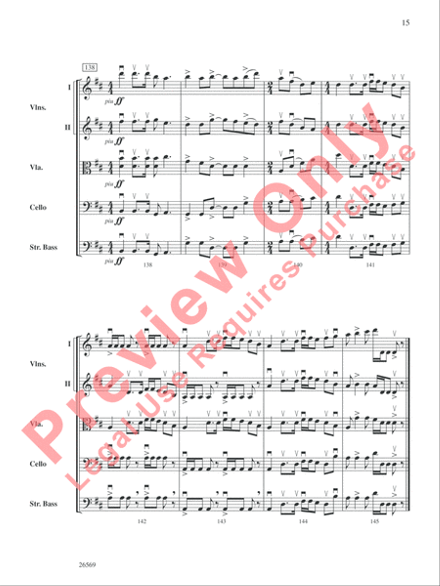 A Westward Journey and Jubilee String Orchestra scores gallery preview page 16