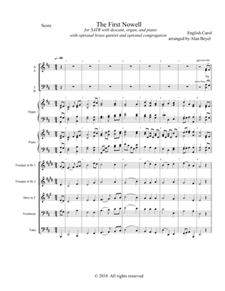 The First Noel Instrumental Pack (companion product to The First Noel SATB and piano)