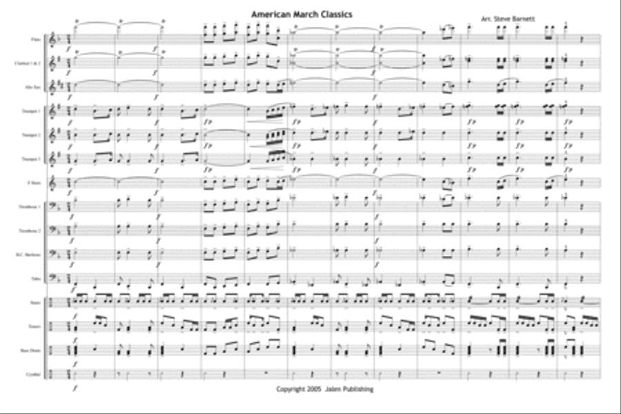 American March Classics American March Classics Marching Band scores gallery preview page 2