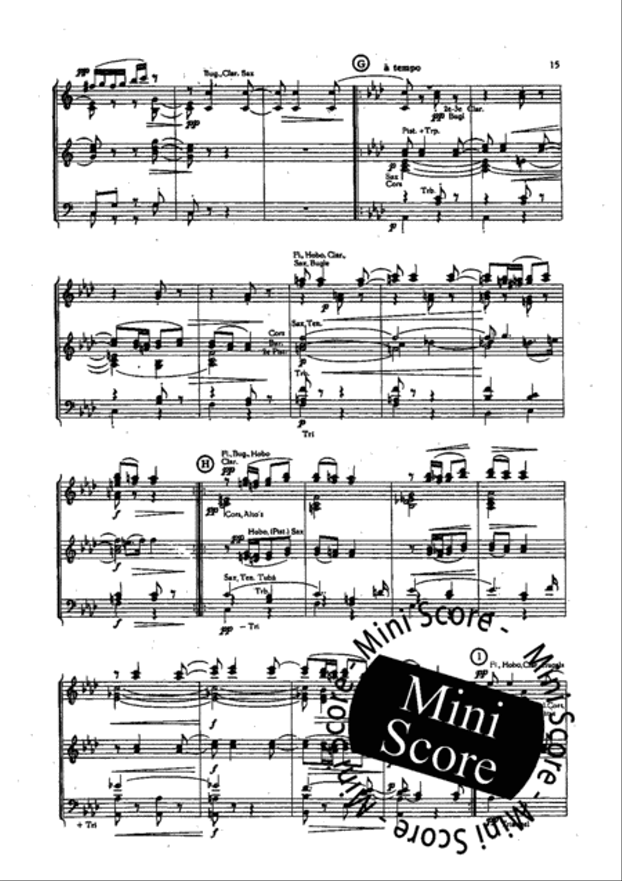 Slavische Dansen no 1,6 en 8 Fanfare Band scores gallery preview page 17