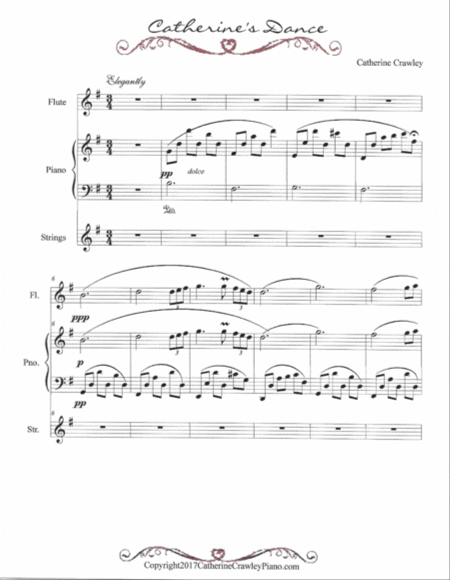 Catherine's Dance Catherine's Dance Chamber Orchestra scores gallery preview page 1