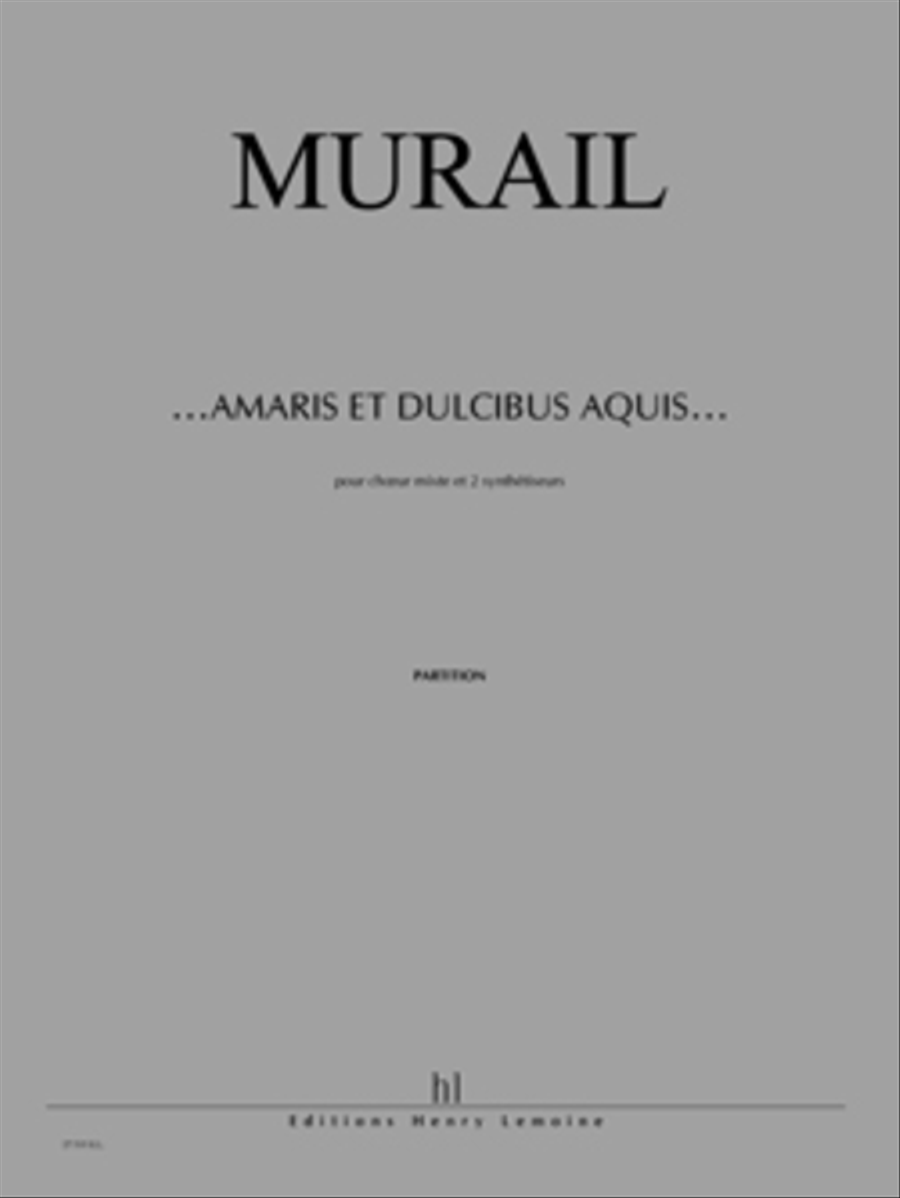 Amaris Et Dulcibus Aquis Amaris Et Dulcibus Aquis Choir scores gallery preview page 1
