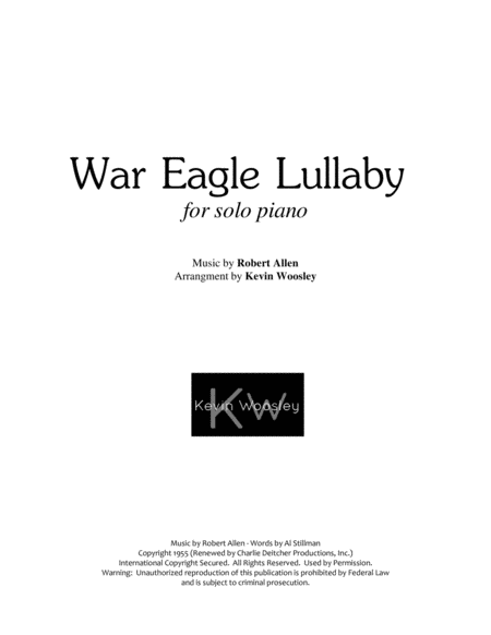 War Eagle Lullaby image number null