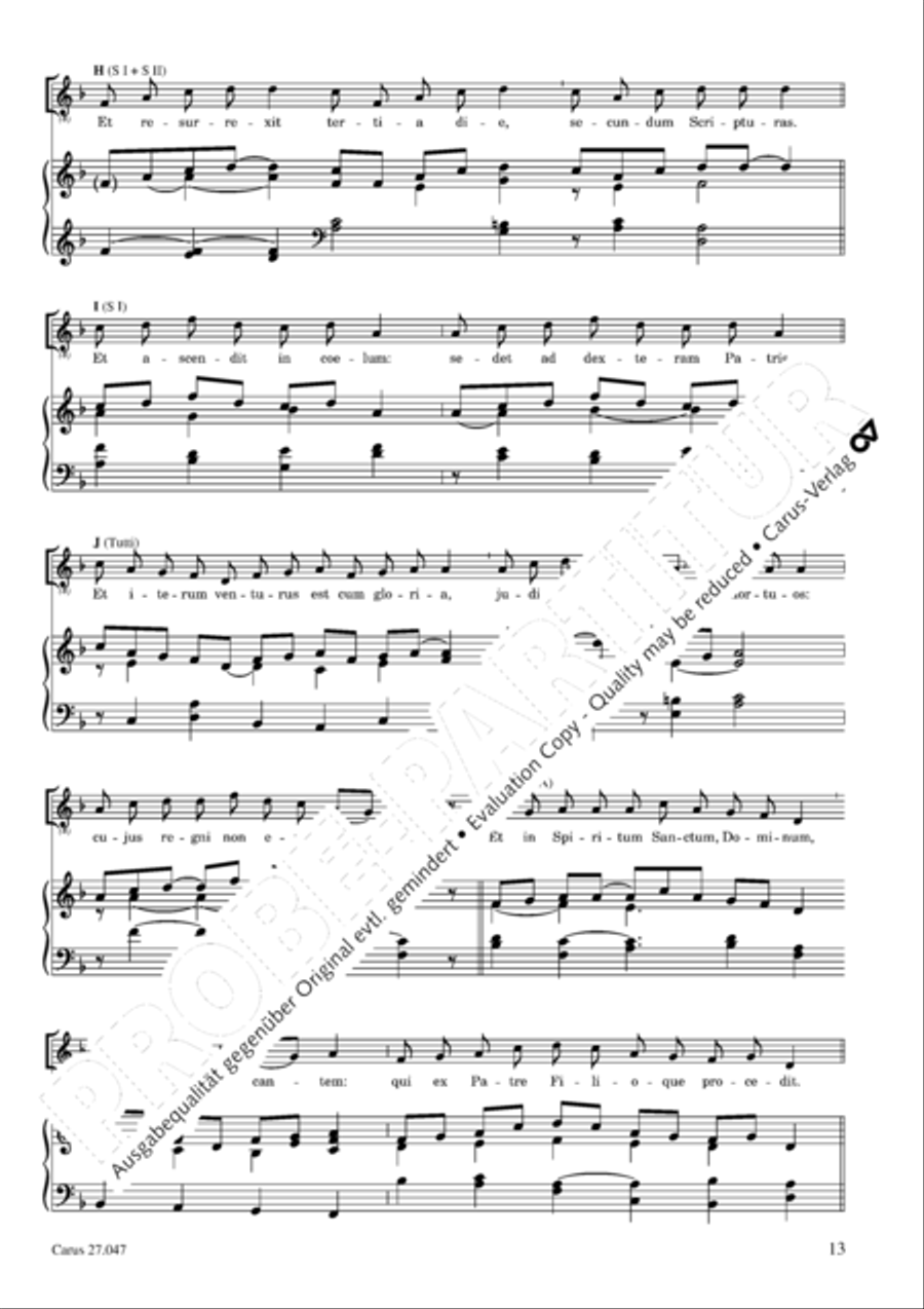 Missa de nativitate Domini 4-Part scores gallery preview page 14