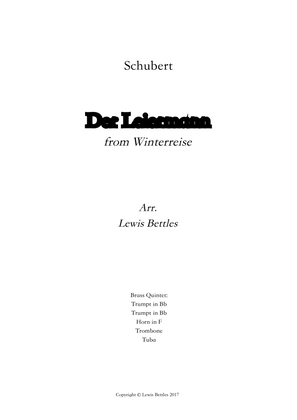 Book cover for "Der Leiremann" (from "Winterreise")