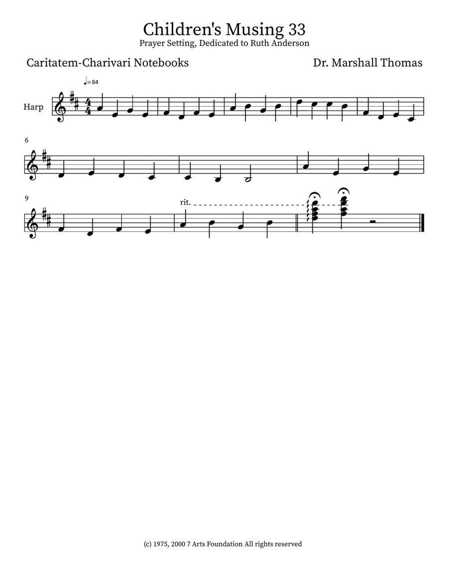 Children's Musing 33 Small Ensemble scores gallery preview page 3