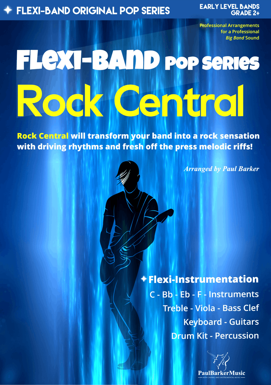 Rock Central (Flexible Instrumentation) Concert Band scores gallery preview page 1