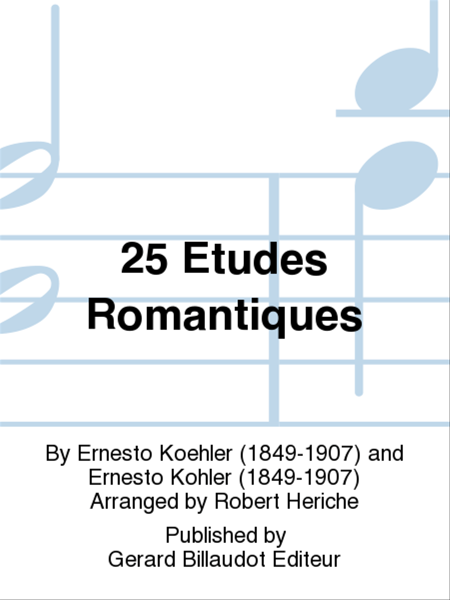 25 Etudes Romantiques Chamber Music scores gallery preview page 1